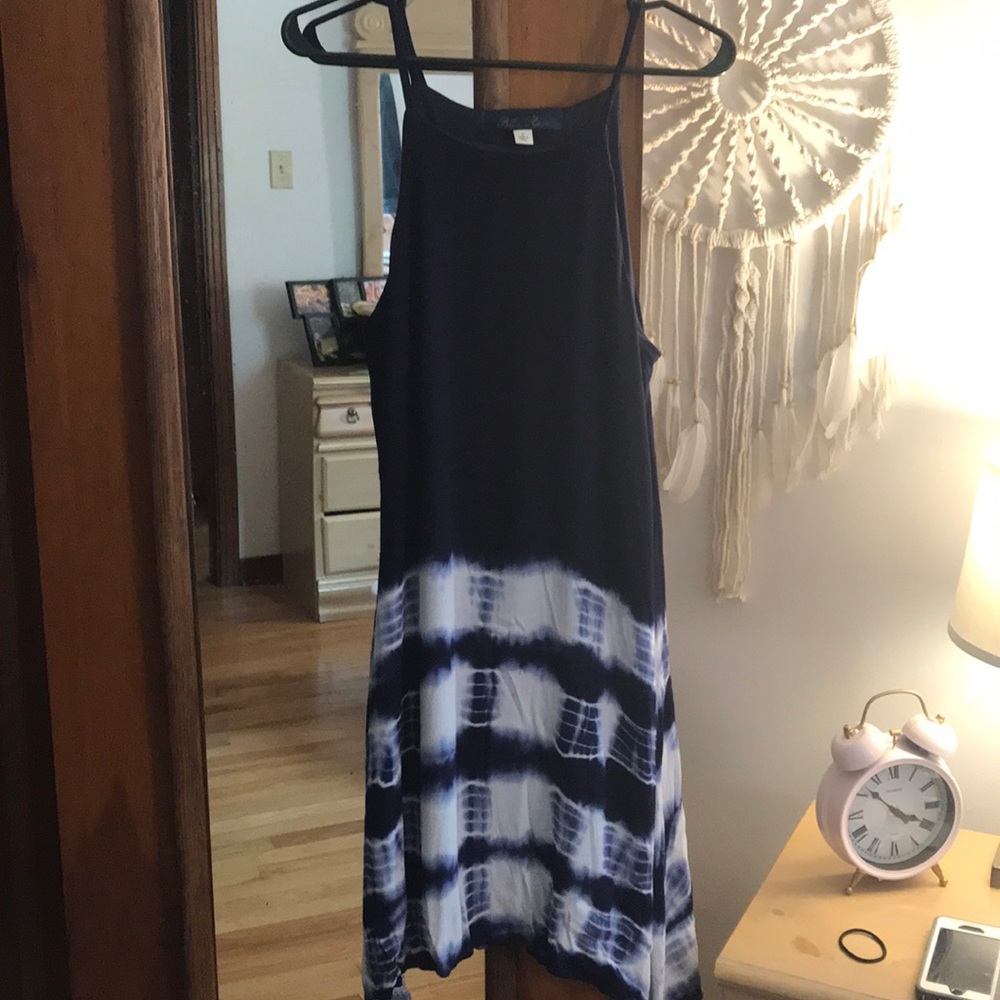 Tie dye blue sundress